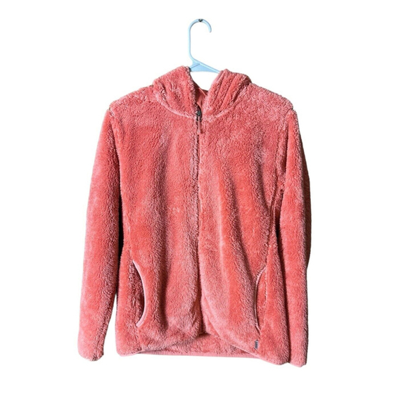 Eddie Bauer Full Zip Fleece Teddy Hooded Jacket Cozy size Small Women’s - Picture 1 of 8